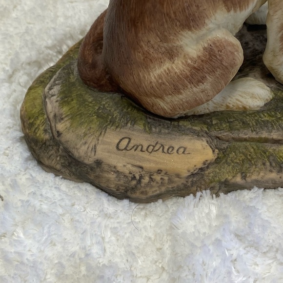 COYOTE  Howling by Cacti ANDREA BY SADET #8615 MADE IN JAPAN IN 1990 - Picture 10 of 11